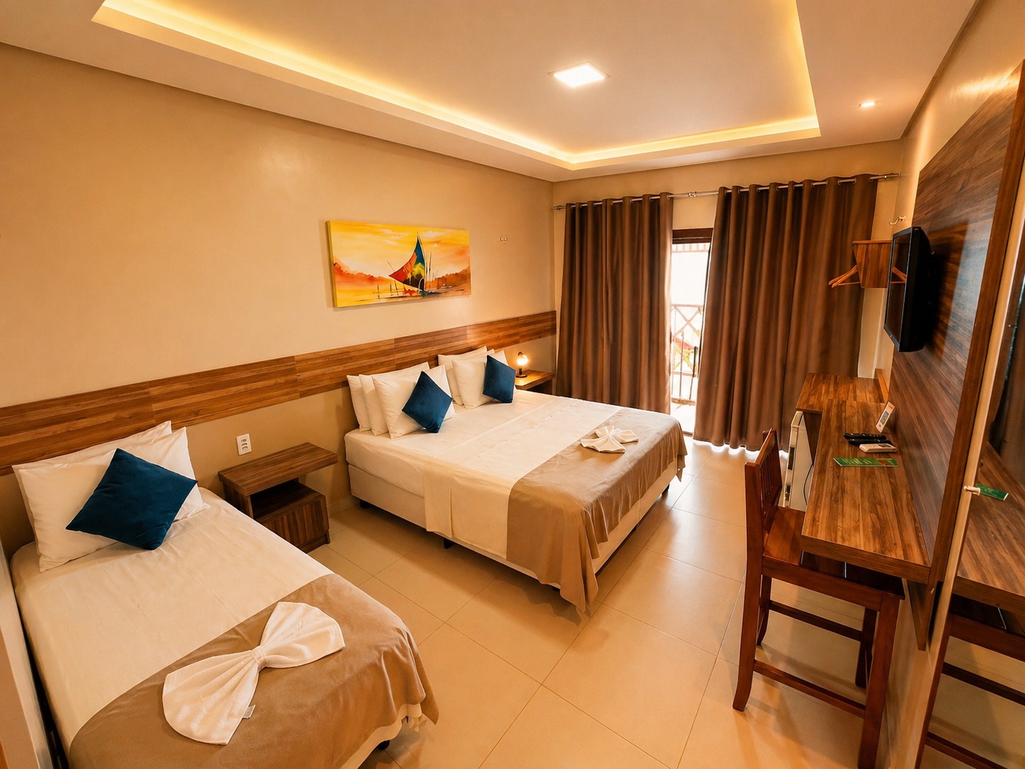 Interior da acomodação Standard Grande Mar Superior